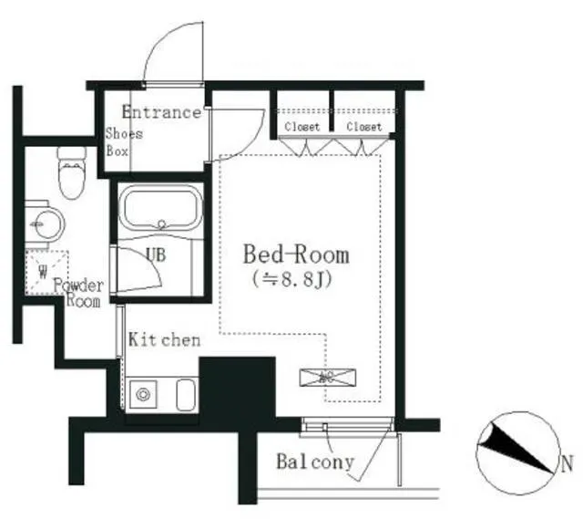 Elstanza Shirokane - Floor Plan - ["Floor plan", "Diagram", "Plan"]
