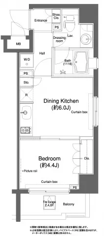 Proud Flat Shinjuku Kawadacho - Floor Plan - ["White", "Diagram", "Plan"]
