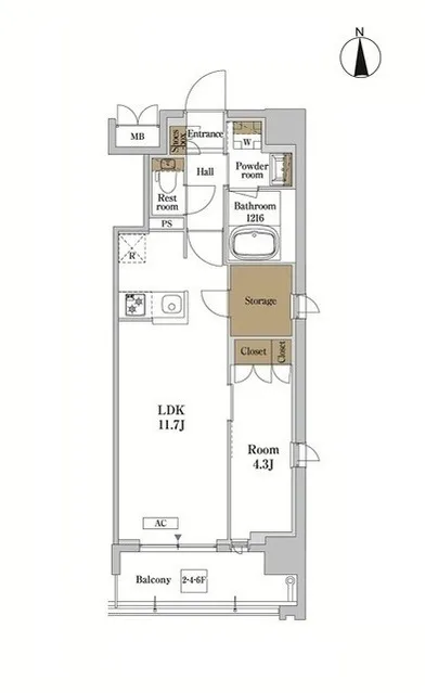 RJR Precia Kamata - Floor Plan - ["Wood flooring"]