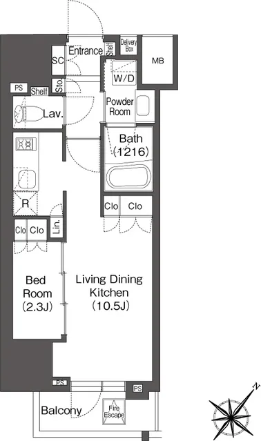 Refill Orb Yoyogi - Floor Plan - ["Rectangle", "Schematic", "Font"]
