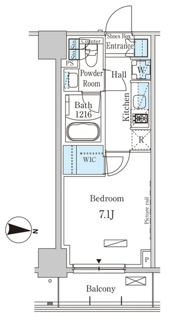 Park Axis Oshiage South - Floor Plan - ["Floor plan", "Plan", "Text"]