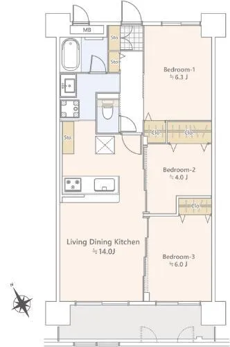 Royal City Kawaguchi West Room 906