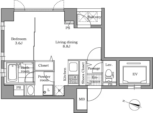 RESIDIA Bunkyo Sengoku - Floor Plan - ["Floor plan", "Plan", "Technical drawing"]