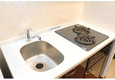Parkwell Azabu Juban Building 2 - Interior - ["Kitchen Sink", "Plumbing fixture", "Kitchen"]