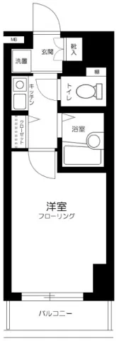 Sante Million Waseda Ekimae 2nd Building - Floor Plan - ["Home Door"]