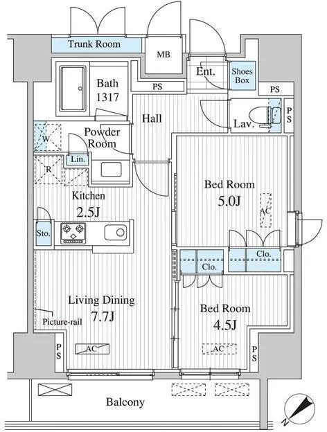 Cerio Ochiai Higashi-Nakano - Floor Plan - ["Floor plan", "Plan"]