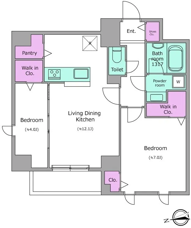 Due Nippori III - Floor Plan - ["Diagram", "Plan", "Floor plan"]
