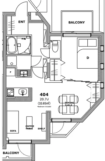 Hmlet Kamata - Floor Plan - ["White", "Plan", "Technical drawing"]
