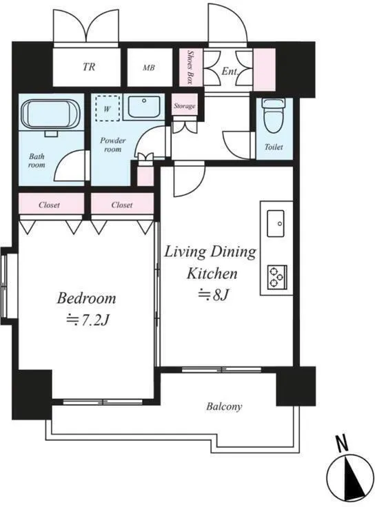 Luxury Apartment Nakanosakaue - Floor Plan - ["Diagram", "Plan", "Floor plan"]