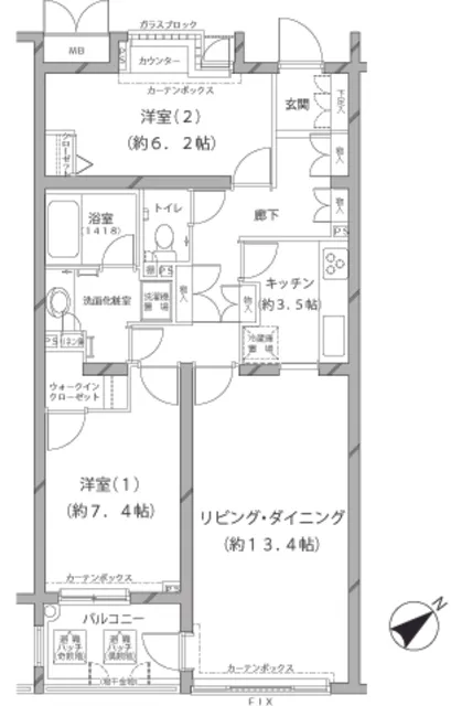MFPR Court Daikanyama - Floor Plan - ["Product", "Rectangle", "Schematic"]