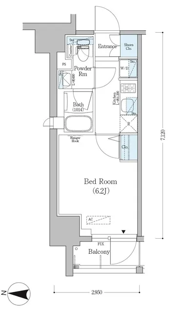 Urbanex Minamishinagawa - Floor Plan - ["Map", "Rectangle", "Parallel"]
