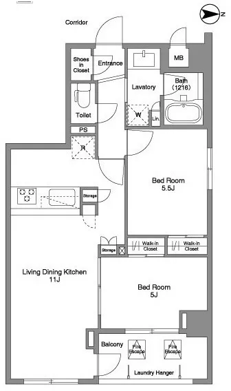 Comforia Nishiarai - Floor Plan - ["White", "Floor plan", "Plan"]
