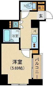 Dolce Kyobashi Ichibankan - Floor Plan - []