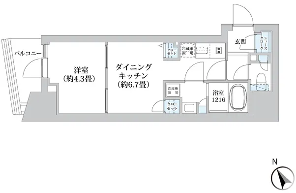 Lions Forsia Gotanda - Floor Plan - []