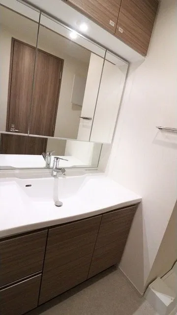 Chef Rule Shin Okachimachi II - Interior - ["Wood", "Bathroom cabinet", "Flooring"]