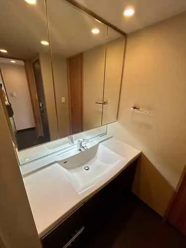 Kameido Residence - Interior - ["Flooring", "Floor", "Bathroom Sink"]
