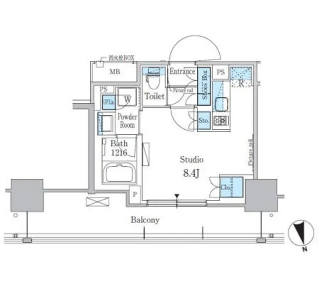 Park Axis Toyocho・Shinsui-Kouen - Floor Plan - ["Schematic", "Font", "Parallel"]