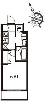 Asyl Court Higashioi - Floor Plan - []