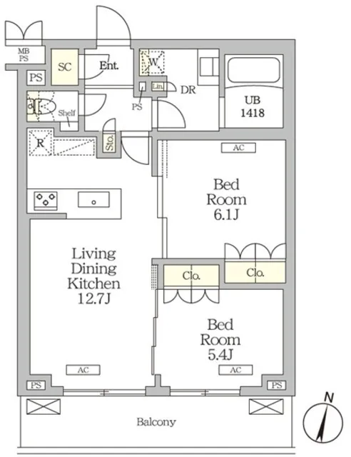 Milene Takinogawa - Floor Plan - ["White", "Diagram", "Floor plan"]