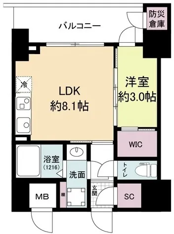 Serenite Fran Namba - Floor Plan - []