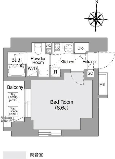 Comforia Liv Morishita MUTIO - Floor Plan - ["Diagram", "Plan", "Floor plan"]