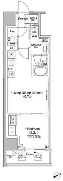 The Park Habio Nihonbashi Kayabacho - Floor Plan - ["Diagram", "Plan"]