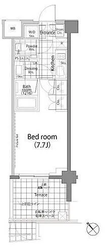 Park Habio Nakameguro - Floor Plan - []
