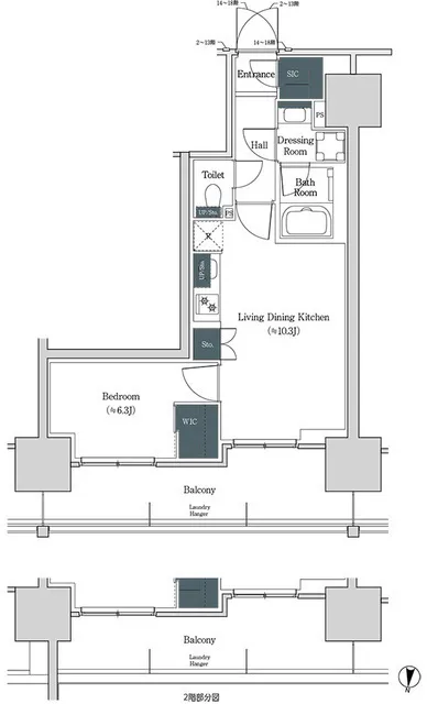 Brookside Residence Kiba - Floor Plan - ["Diagram", "Plan", "Schematic"]