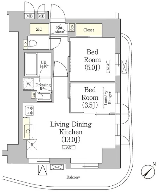 Terrace Tsukishima - Floor Plan - ["Product", "Rectangle", "Schematic"]