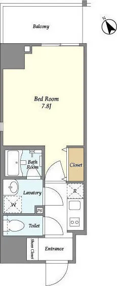 BluRock Monzen-Nakacho - Floor Plan - ["White", "Line", "Parallel"]