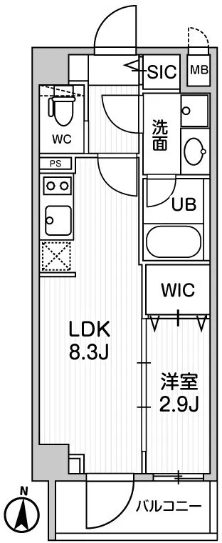 Season Flats Oshiage Terrace - Floor Plan - []