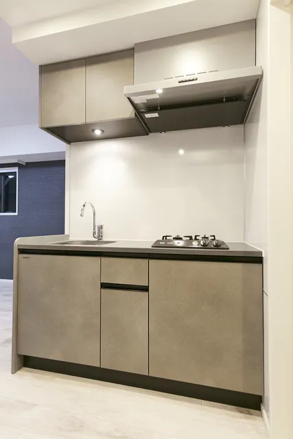 BCN Residence Hatchobori - Interior - ["Cabinetry", "Countertop", "Kitchen stove"]