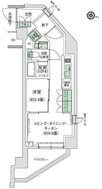 Stylio Sangenjaya - Floor Plan - ["Map", "Schematic", "Rectangle"]