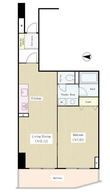 Habitation Ojima - Floor Plan - ["Floor plan", "Text", "Plan"]