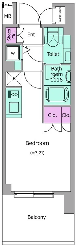 RESIDIA Shinagawa Seaside - Floor Plan - []