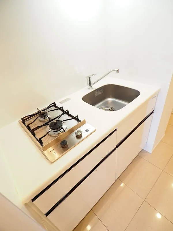 Cross Residence Osaki - Interior - ["Brown", "Tap", "Sink"]