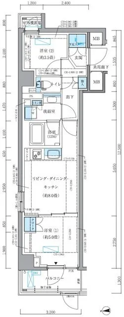 Park Axis Shinagawa Seaside - Floor Plan - []