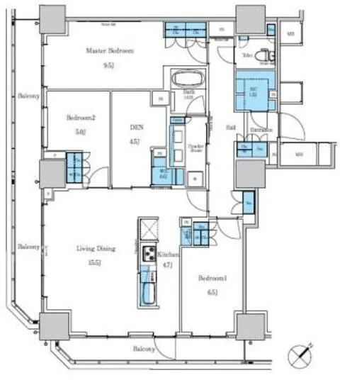 Park Axis Takinogawa La Breeze - Floor Plan - ["Plan", "Floor plan", "Diagram"]