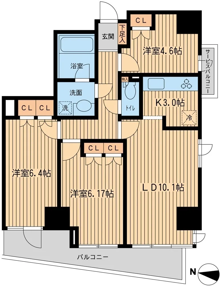 KDX Residence Sendagi - Floor Plan - ["Apartment"]