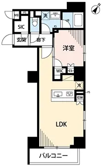 Mynavi STAY Nihonbashi Parkside - Floor Plan - ["Apartment", "Tile Flooring", "Wood flooring"]
