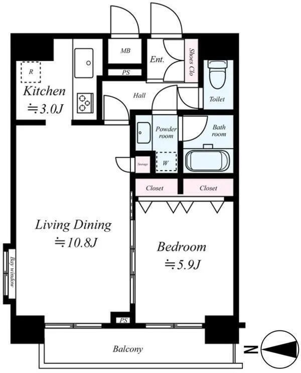 Galicia Hamamatsucho - Floor Plan - ["Plan", "Floor plan"]