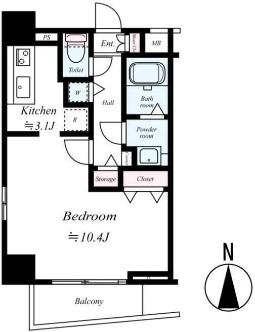 Makes Design Nishi-Azabu - Floor Plan - ["Plan", "Floor plan"]