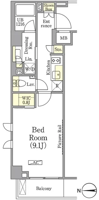 The Park Ones Takanawa - Floor Plan - ["Rectangle", "Map", "Font"]