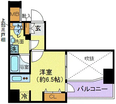 Duales Chiyoda Misakicho - Floor Plan - ["Tile Flooring", "Diagram"]
