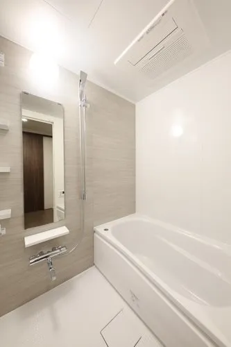 Residia Shinkawa II - Interior - ["Mirror", "Plumbing fixture", "Bathtub"]