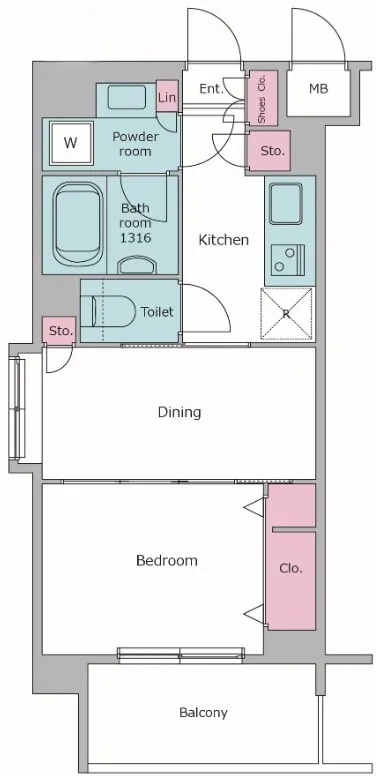 Residia Ikebukuro - Floor Plan - ["Geraniums"]