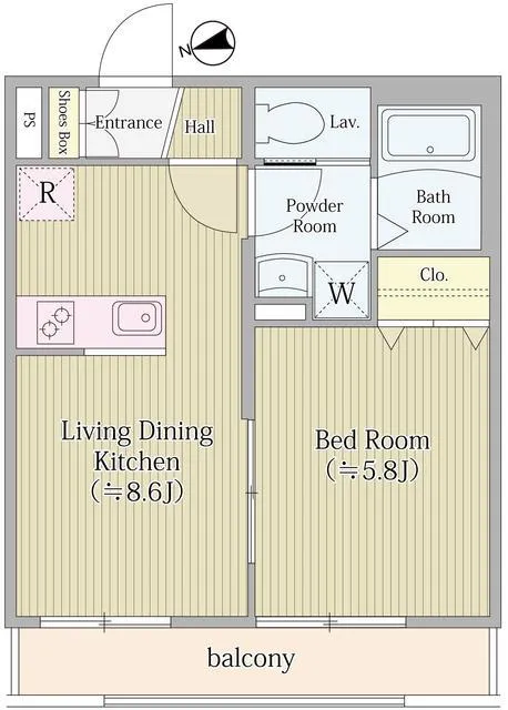 AIFLAT MEJIRO - Floor Plan - ["Text", "Line", "Floor plan"]