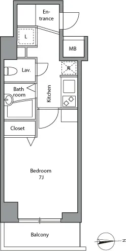 RESIDIA Kamiochiai - Floor Plan - ["Rectangle", "Font", "Parallel"]