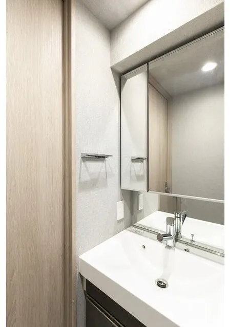 The Grand Blossom - Interior - ["Mirror", "Tap", "Plumbing fixture"]