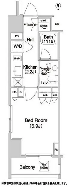 Comforia Monzennakacho - Floor Plan - []